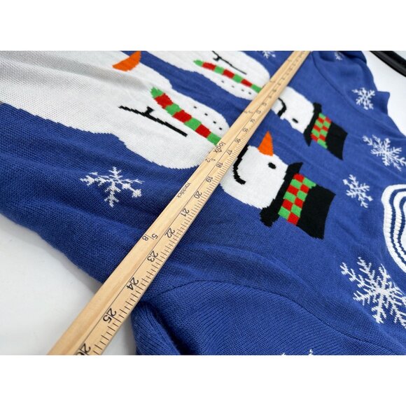 Tipsy Elves XXL Snowman Adult Humor Ugly Christmas Sweater Knit Pullover - Picture 5 of 6